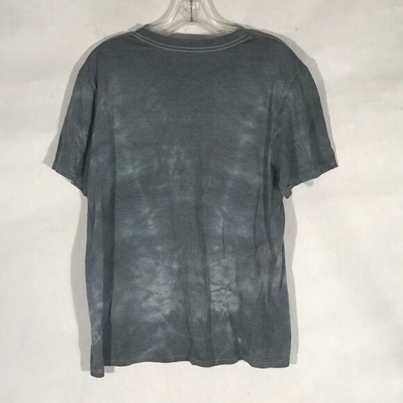 ADIDAS Mens Large Tye Dye Acid Wash Workout Short Sleeve T Shirt Tee - Picture 7 of 8
